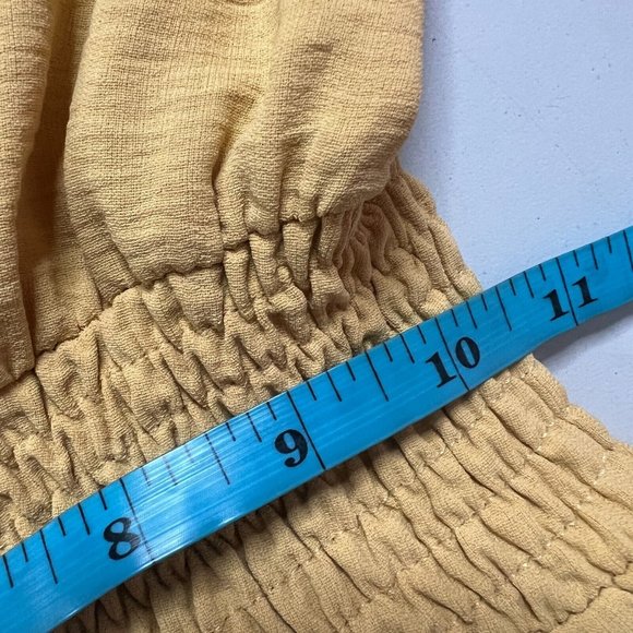 Baltic Børn Bondi Maxi Long Dress Mustard Yellow Bohemian Lace Size S Small - Picture 8 of 12